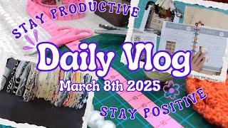  Darvanalee Designs Studio Daily Craft Vlog | Let the Scrap Madness Begin! (March 8, 2025) 