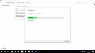 How To Create Recovery Drive In Windows 10