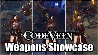 CODE VEIN - All Weapons So Far | Weapons Showcase (Network Test)