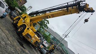 video: KOREA USED CATERPILLAR - Grove 855B  50 ton 1995year Engine 316DITA BOOM LENGTH 35M