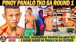 BREAKING! PINOY TINAPOS KALABAN SA RD 1 TKO! 6 STRAIGHT WINS FEATHER. MICHAEL DASMARINAS VS ESQUIVEL