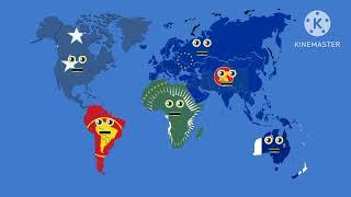 We Are Size Comparison 7 Continents KLT