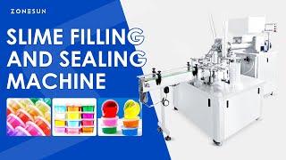 ZONESUN ZS-SFC1 Automatic Slime Filling and Capping Machine