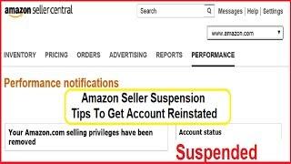 Amazon Seller Suspension - Get Seller Central Account Reinstated