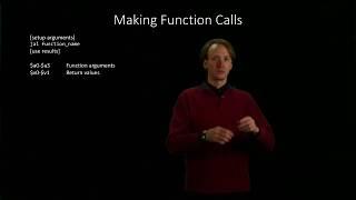 7.  Making Function Calls