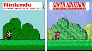 Super Mario Bros 3 | NES vs SNES | Graphics Comparison