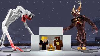 Surviving The Haunted Winter Mod in Minecraft