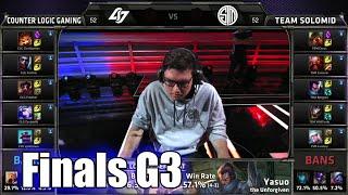 CLG vs TSM (team Solomid) | Game 3 Grand Finals S5 NA LCS Summer 2015 Playoffs | TSM vs CLG G3 Final