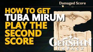 Play the second score Tuba Mirum Genshin Impact