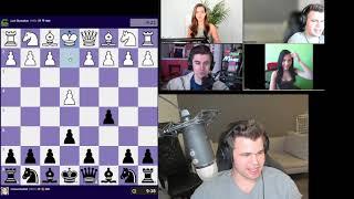 Magnus & Ludwig vs. Botez sisters HAND AND BRAIN chess match