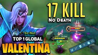 OP SUPPORT! Valentina Perfect Gameplay [ Top 1 Global Valentina Best Build  ] • ' So-Nut. - MLBB