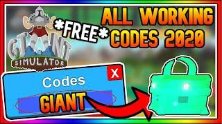 All Working Giant Sim Codes 2020 | ROBLOX Giant Simulator