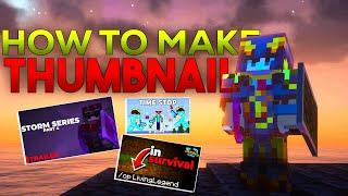 How To Make THUMBNAILS Like @PSD1 @SenpaiSpider ........