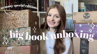 Big Book Unboxing! (fairyloot, bookish box, owlcrate, and more!)