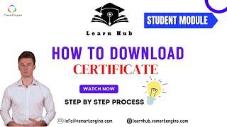 How To Download Certificate  LearnHub | Step-by-Step Guide