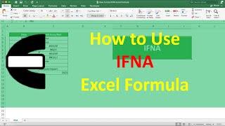 How to Use IFNA Excel Formula - Compute Expert