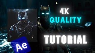 4K QUALITY tutorial | After Effects + Topaz Video Enhance