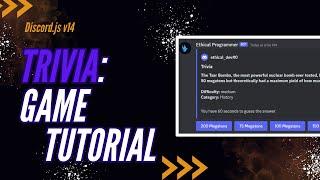 Creating a Trivia Discord Bot Game in Discord.js v14