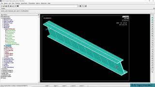 Beam example ANSYS Mechanical APDL