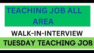 8 Plus school vacancy | Delhi Ncr Teaching | Job Teacher Job Sahi Hai