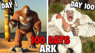 I Spent 100 Days As A Monkey In Ark.. Heres What Happened!