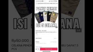 Celana Pendek #online #tiktok #shorts