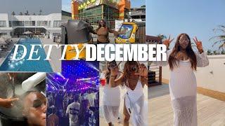 DETTY DECEMBER HAS STARTED | LAGOS VLOG | PRIVATE BEACH PARTY | MAINLAND ADVENTURE | THE EXPERIENCE!