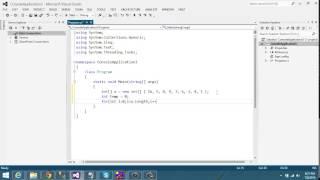 Sort Number without using any methods in C#.Net