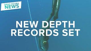 Two Depth Records Broken | Daily Scuba News (W/ Mark)