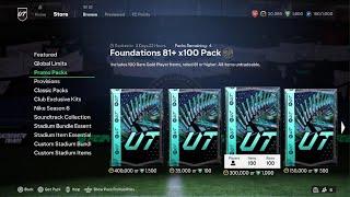 81+x100 PACK OPENING | EA FC24