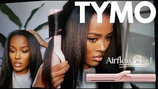 Tymo Airflow 2 in 1 Straightener Review | Affordable Flat Iron | Thick Hair