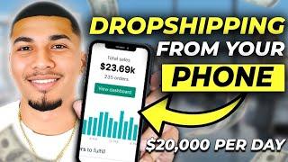 How To Start Dropshipping From Your PHONE & Dropshipping Shopify Bangla