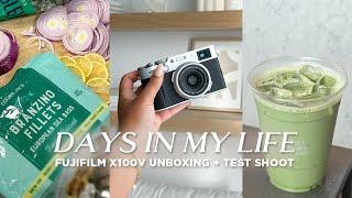 Unboxing My Fujifilm X100V "Film-Like" Digital Camera + Video & Photo Samples | At Home Vlog 