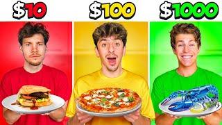 $10 vs $100 vs $1000 Challenge (ft. Ben Azelart & Jesser)