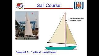 USPS Sail Course - Section 04 Standing Rigging