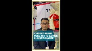 Vincent Huang uses art to expose climate change