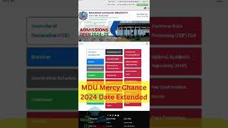 MDU Mercy Chance 2024 #admission #dedharyana #mdu