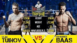 Vlad Tuinov (Russia) Vs. Johannes Baas (Dominican Rep.) - MFC K1 Final Full Fight | December 2021