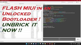 Flash MIUI without Unlocking The Bootloader | Flash Bricked Device Xiaomi | Redmi Note 4 Unbricked