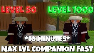 The BEST Way To Level Up Your Companion In Shindo Life!