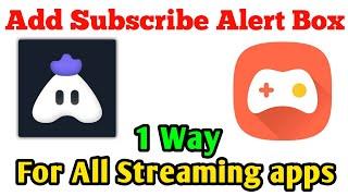 How To Add Alerts In Mobile Live Stream | Add Subscriber Alert in Turnip ||  Omelet Arcade