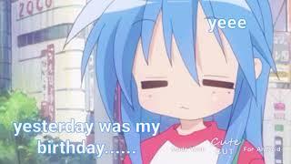 Yesterday was my birthday.......yeeee