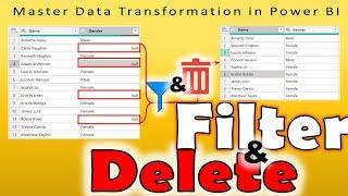 How to Filter and Delete Specific Rows in Power BI| #34