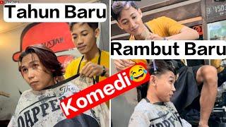 Tahun Baru Rambut Baru Lurr !!!  (KOMEDI PENDEK)