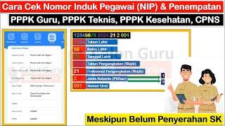 Cara Mengetahui NIP dan Lokasi Penempatan PPPK Guru, PPPK Teknis, PPPK Kesehatan dan NIP CPNS