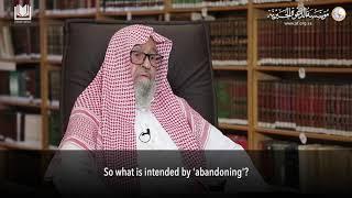 Intentionally Abandoning a Single Prayer | Shaykh Saleh al-Fawzan حفظه الله