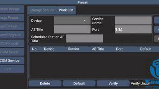 How to export to DICOM server on Youkey SonoiQ software