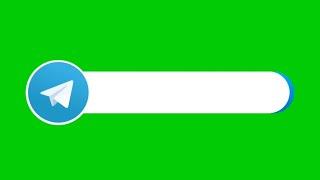 Telegram lower Thirds Animation Green Screen Free Download