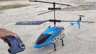 Cyclone 3.5 channel rc helicopter unboxing and fly test