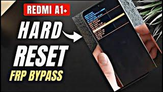 Xiaomi Redmi A1 Plus Hard Reset Factory | FRP Bypass |  Forgotten Password/Factory Reset 2024